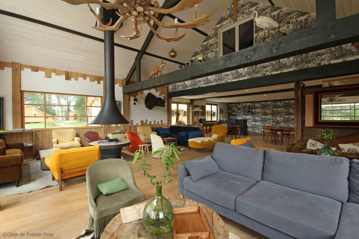 Location Cabane en bois Country Lodge - Les épasses - Longny Les Villages