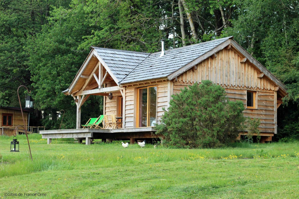 Location Cabane en bois Country Lodge - Les épasses - Longny Les Villages