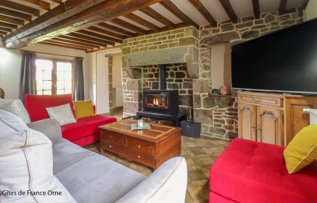 Chambre d'h&ocirc;tes n&deg;G1273 Le M&eacute;nil-de-Briouze - Orne - Salon commun